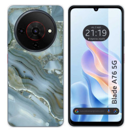 Funda Silicona para Zte Blade A76 5G diseño Mármol 09...