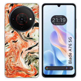 Funda Silicona para Zte Blade A76 5G diseño Mármol 12...