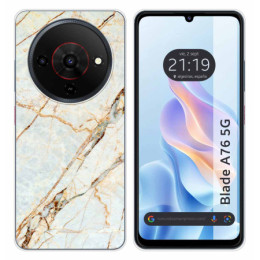 Funda Silicona para Zte Blade A76 5G diseño Mármol 13...