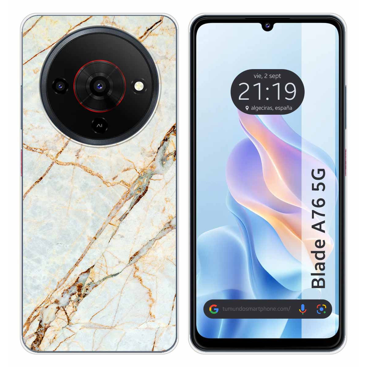 Funda Silicona para Zte Blade A76 5G diseño...