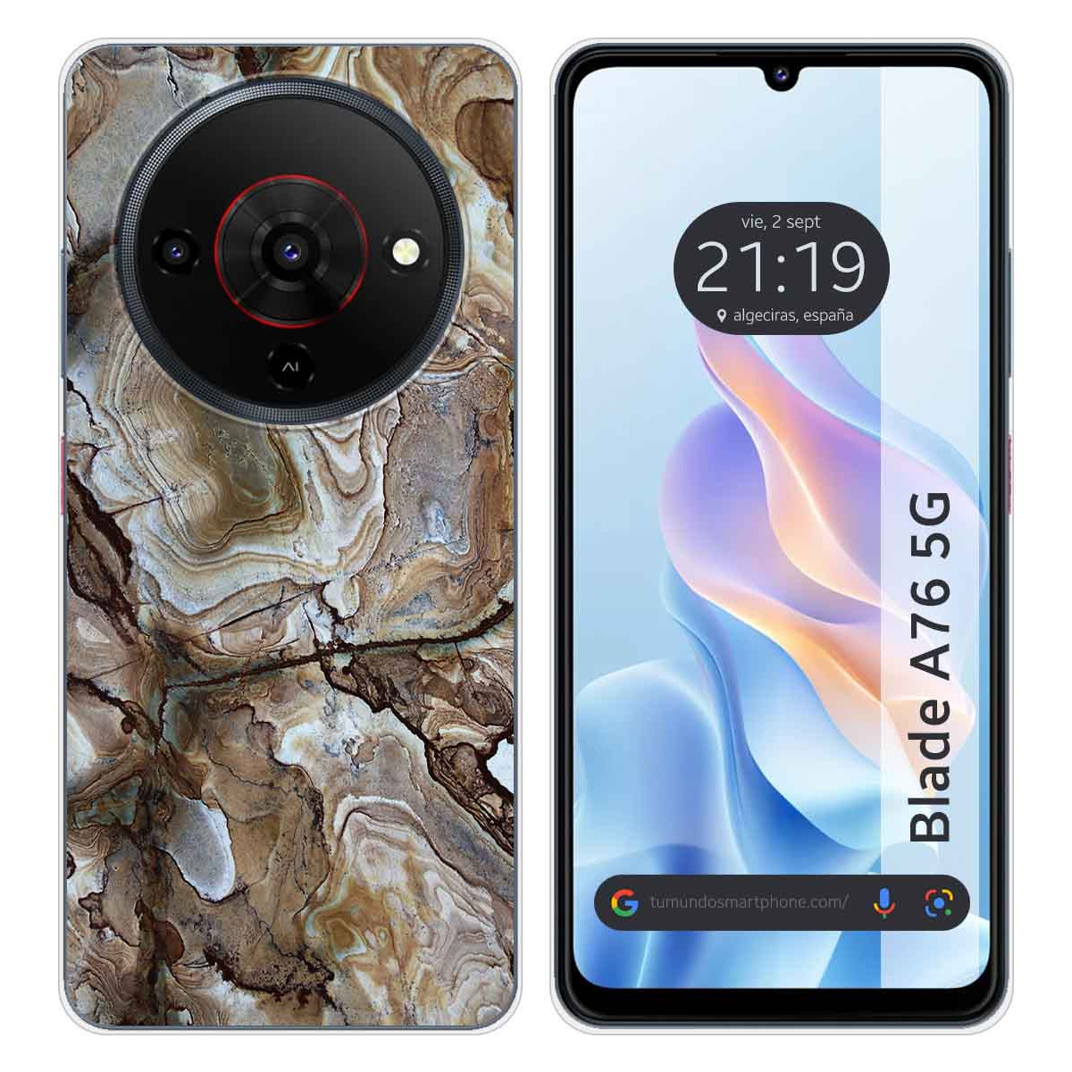 Funda Silicona para Zte Blade A76 5G diseño...
