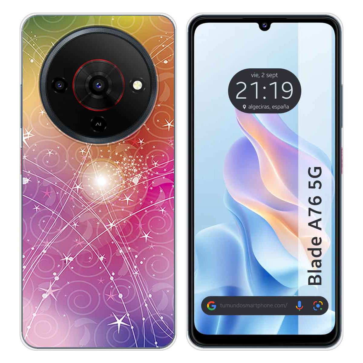 Funda Silicona para Zte Blade A76 5G diseño...