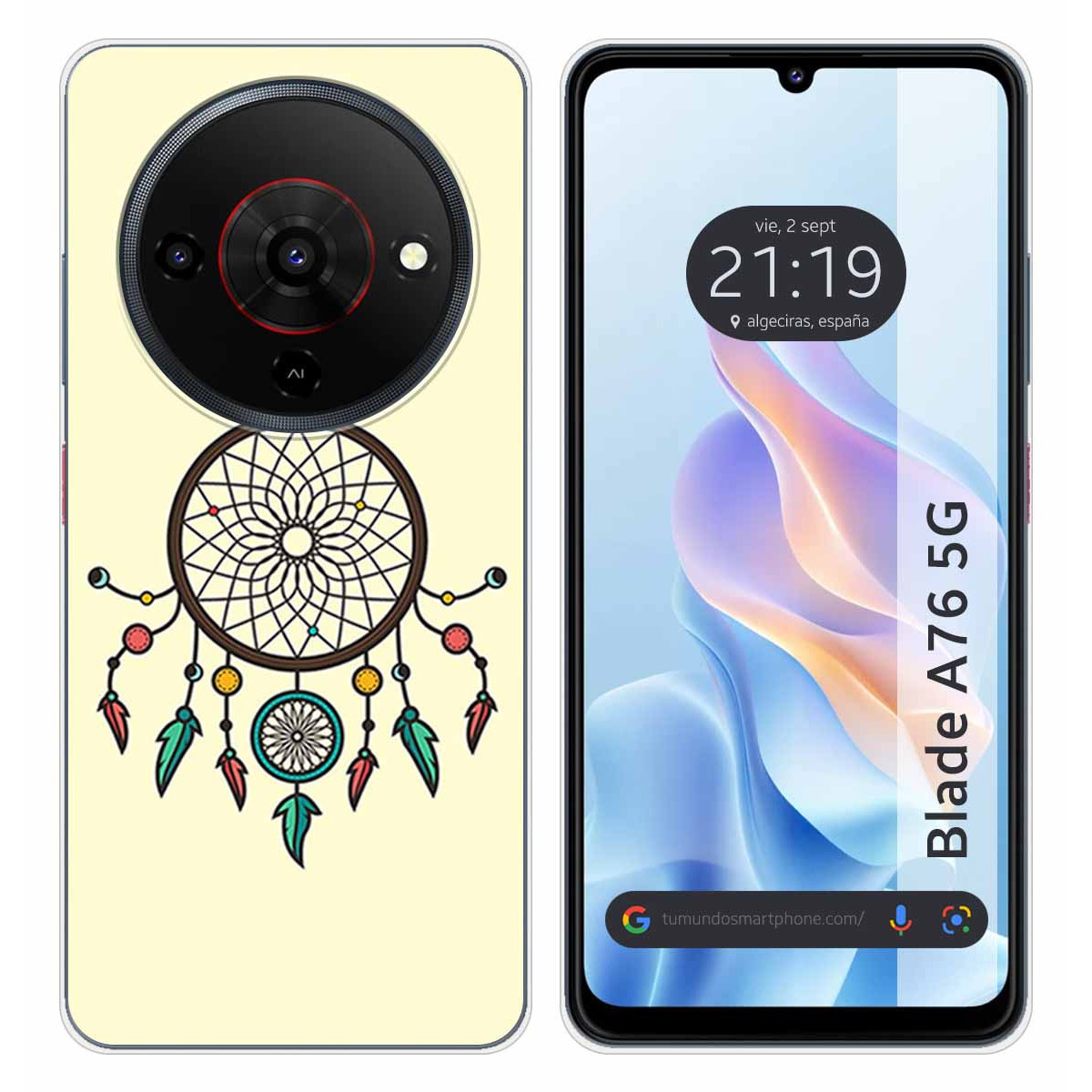 Funda Silicona para Zte Blade A76 5G diseño...