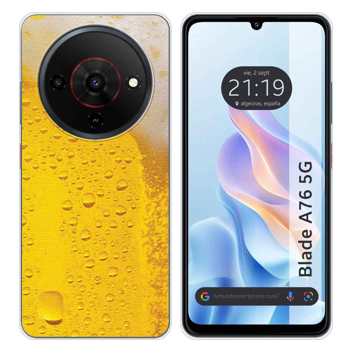 Funda Silicona para Zte Blade A76 5G diseño...