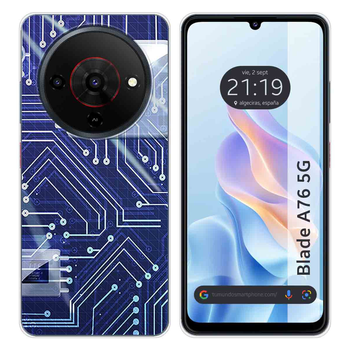Funda Silicona para Zte Blade A76 5G diseño...