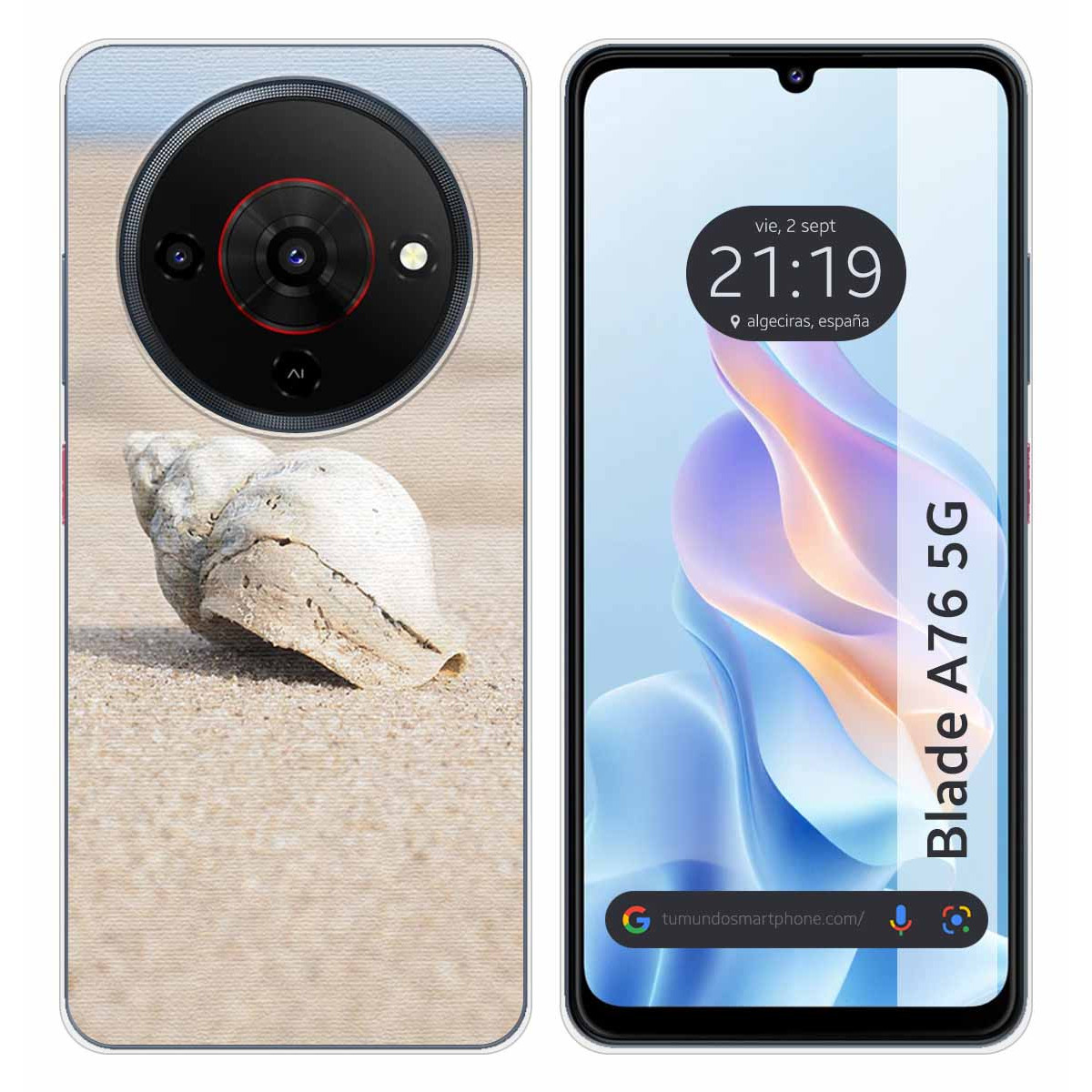 Funda Silicona para Zte Blade A76 5G diseño...