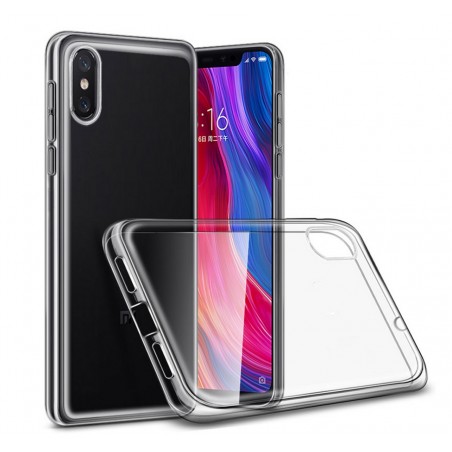 Funda Gel Tpu Fina Ultra-Thin 0,5mm Transparente para Xiaomi Mi 8 Pro