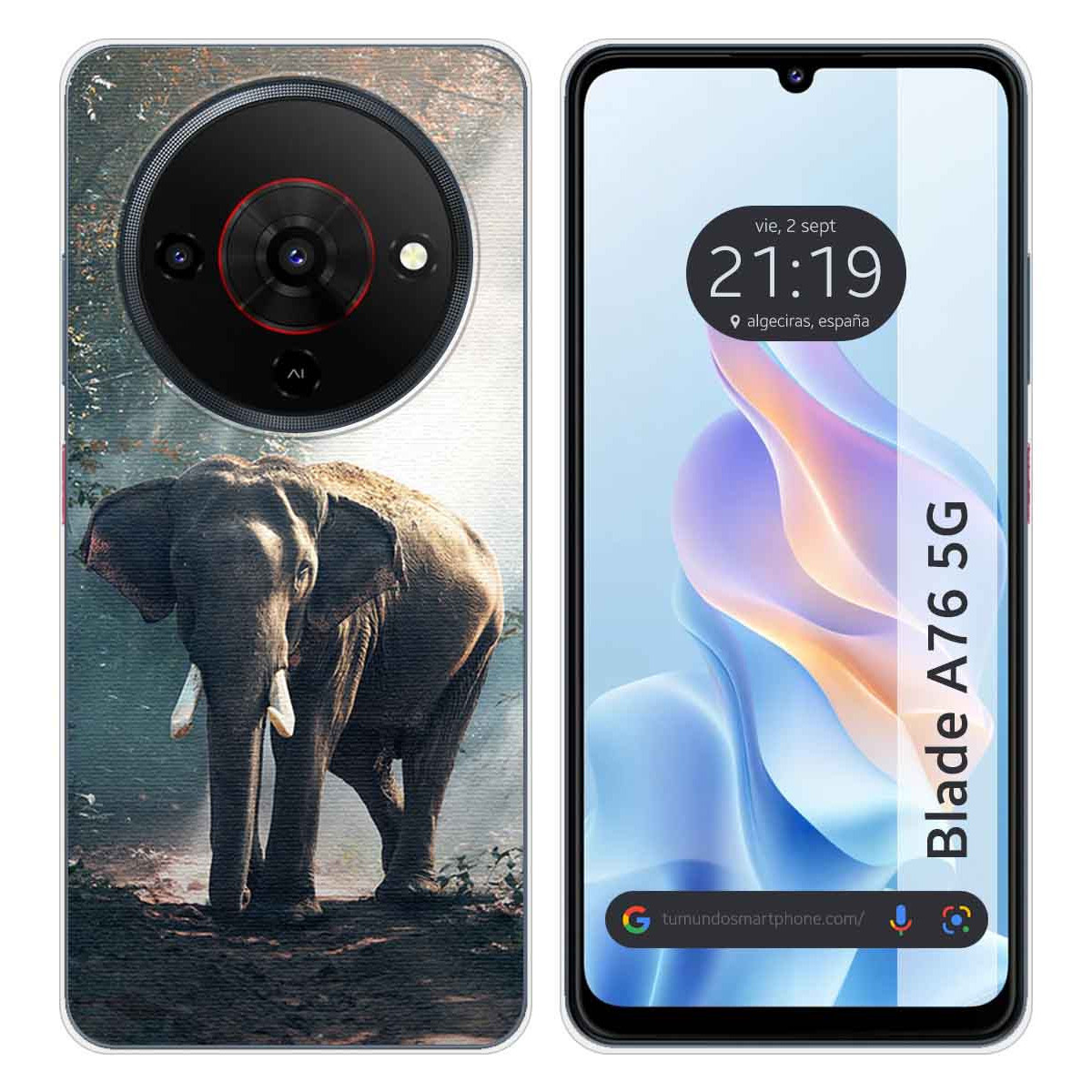 Funda Silicona para Zte Blade A76 5G diseño...