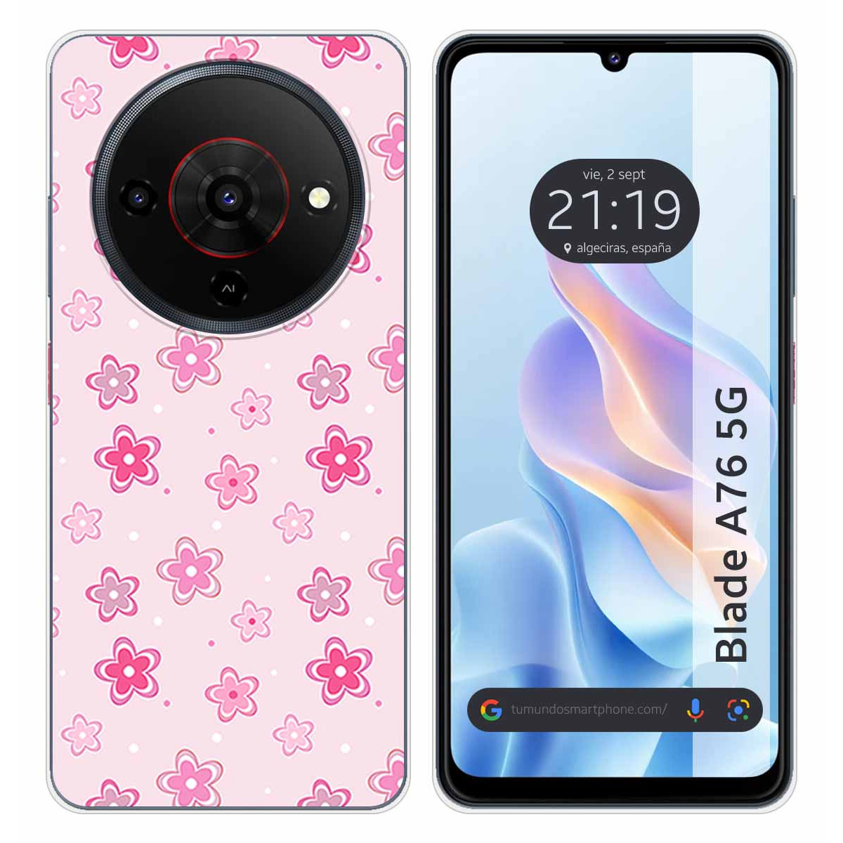 Funda Silicona para Zte Blade A76 5G diseño...