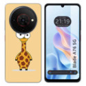 Funda Silicona para Zte Blade A76 5G diseño Jirafa Dibujos