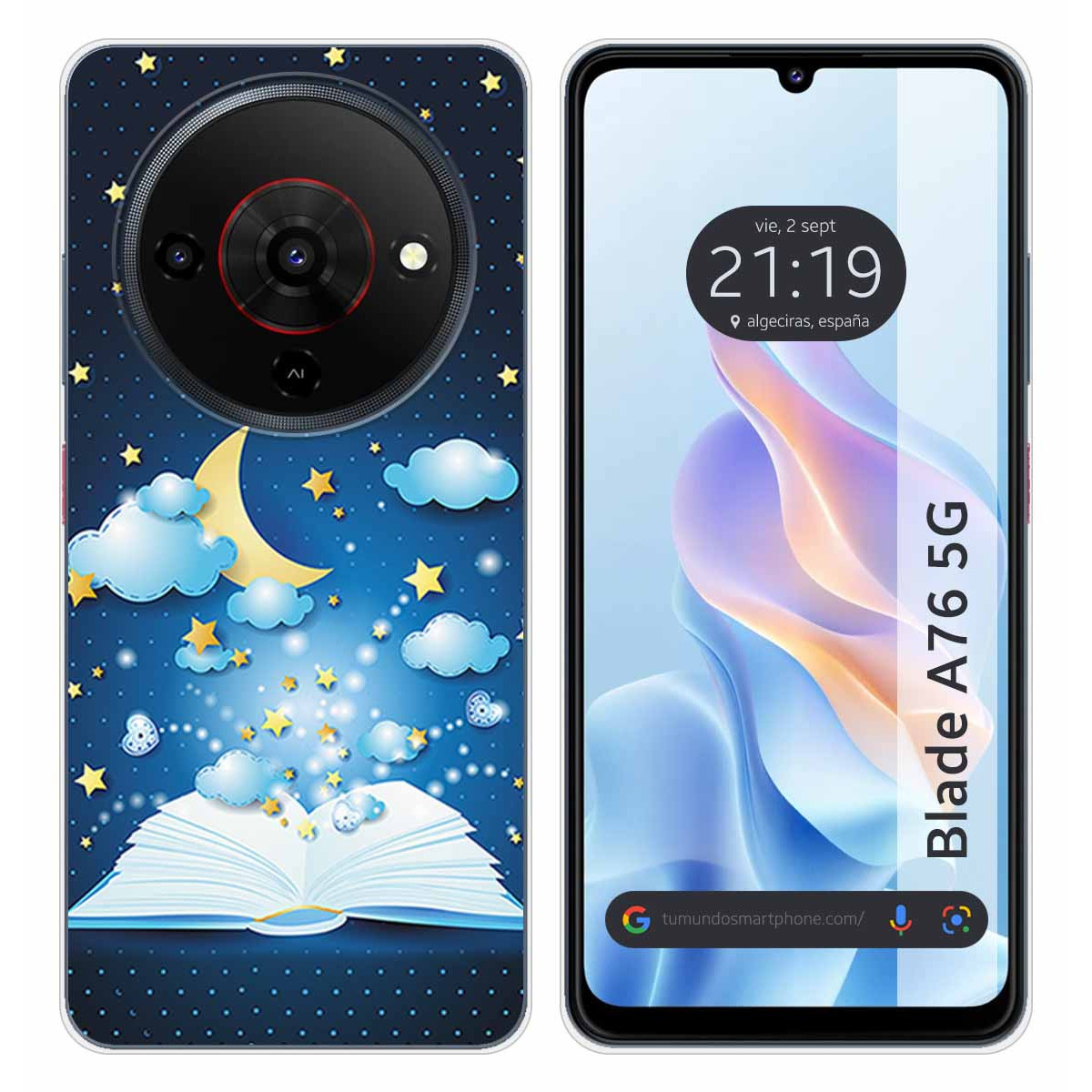 Funda Silicona para Zte Blade A76 5G diseño...