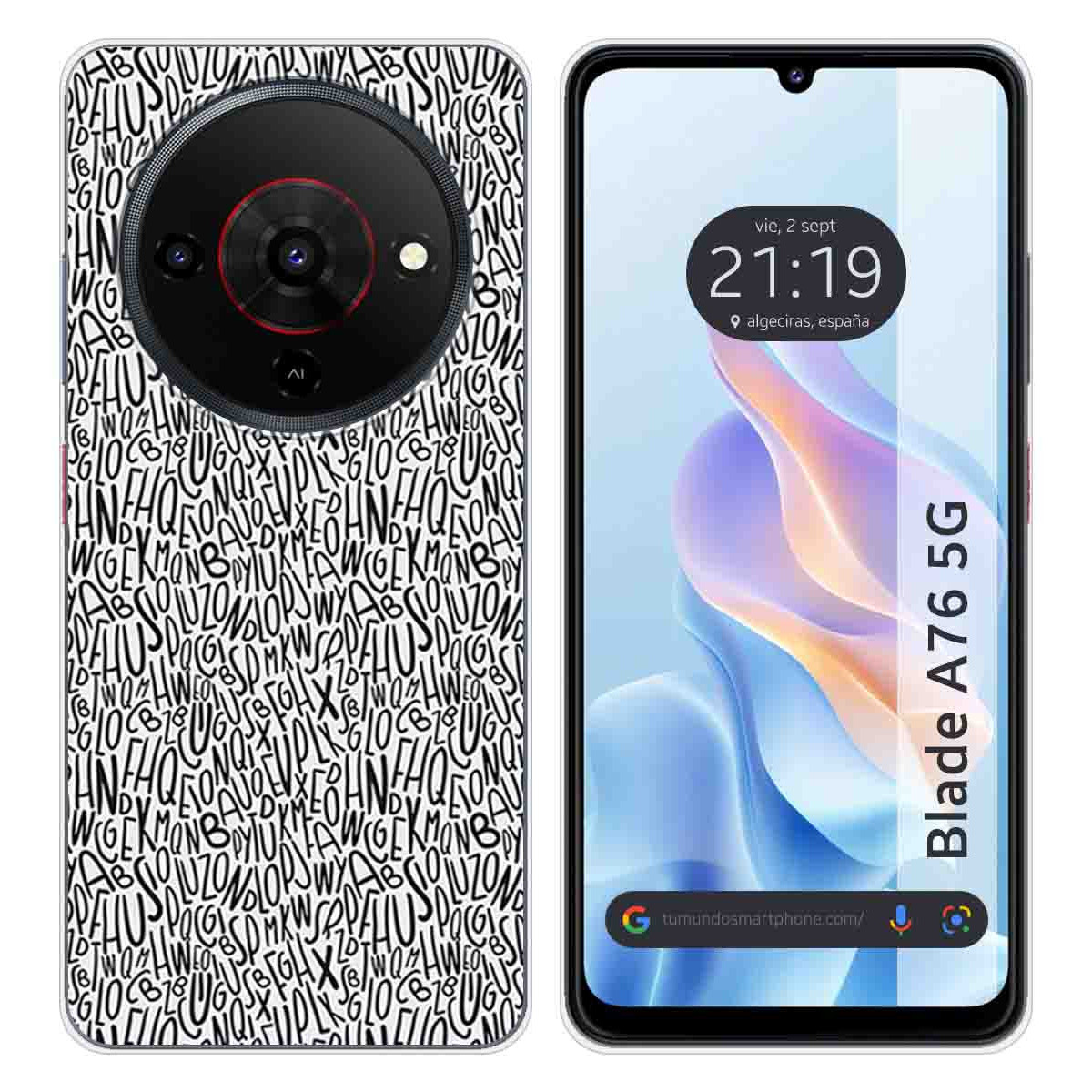 Funda Silicona para Zte Blade A76 5G diseño...