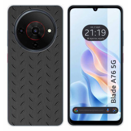 Funda Silicona para Zte Blade A76 5G diseño Metal Dibujos