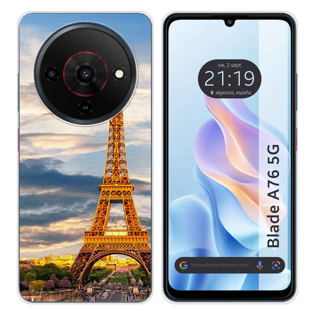 Funda Silicona para Zte Blade A76 5G diseño...