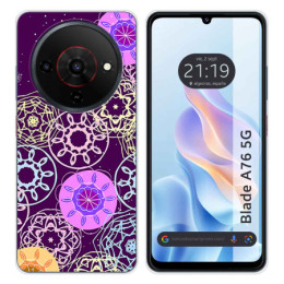 Funda Silicona para Zte Blade A76 5G diseño Radial Dibujos