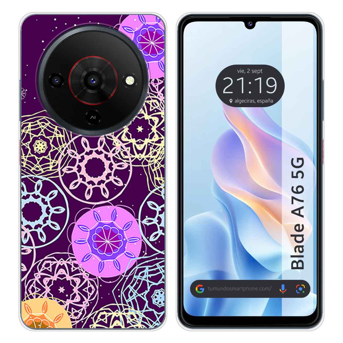 Funda Silicona para Zte Blade A76 5G diseño...