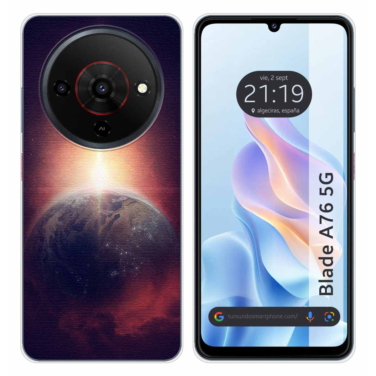 Funda Silicona para Zte Blade A76 5G diseño...