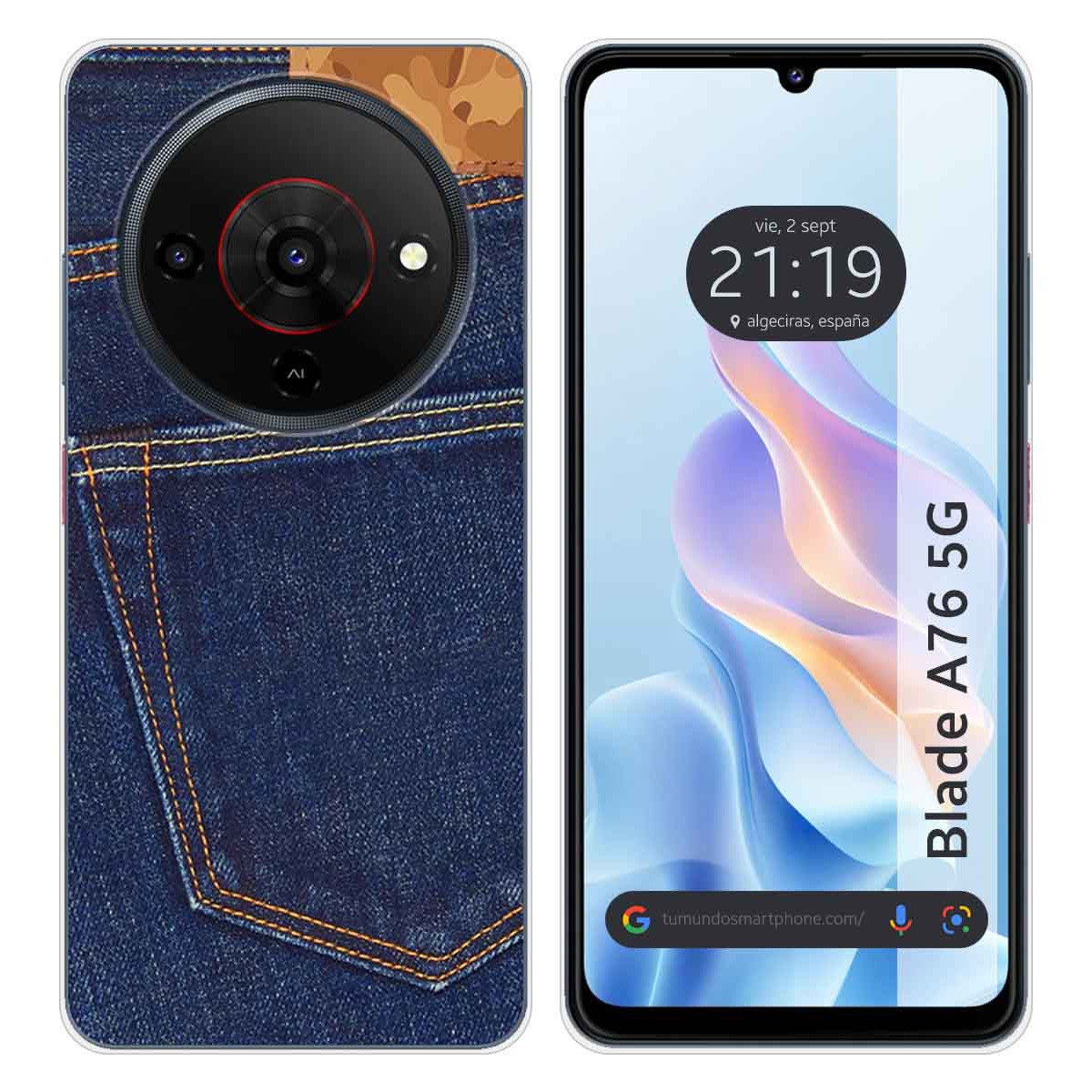Funda Silicona para Zte Blade A76 5G diseño...