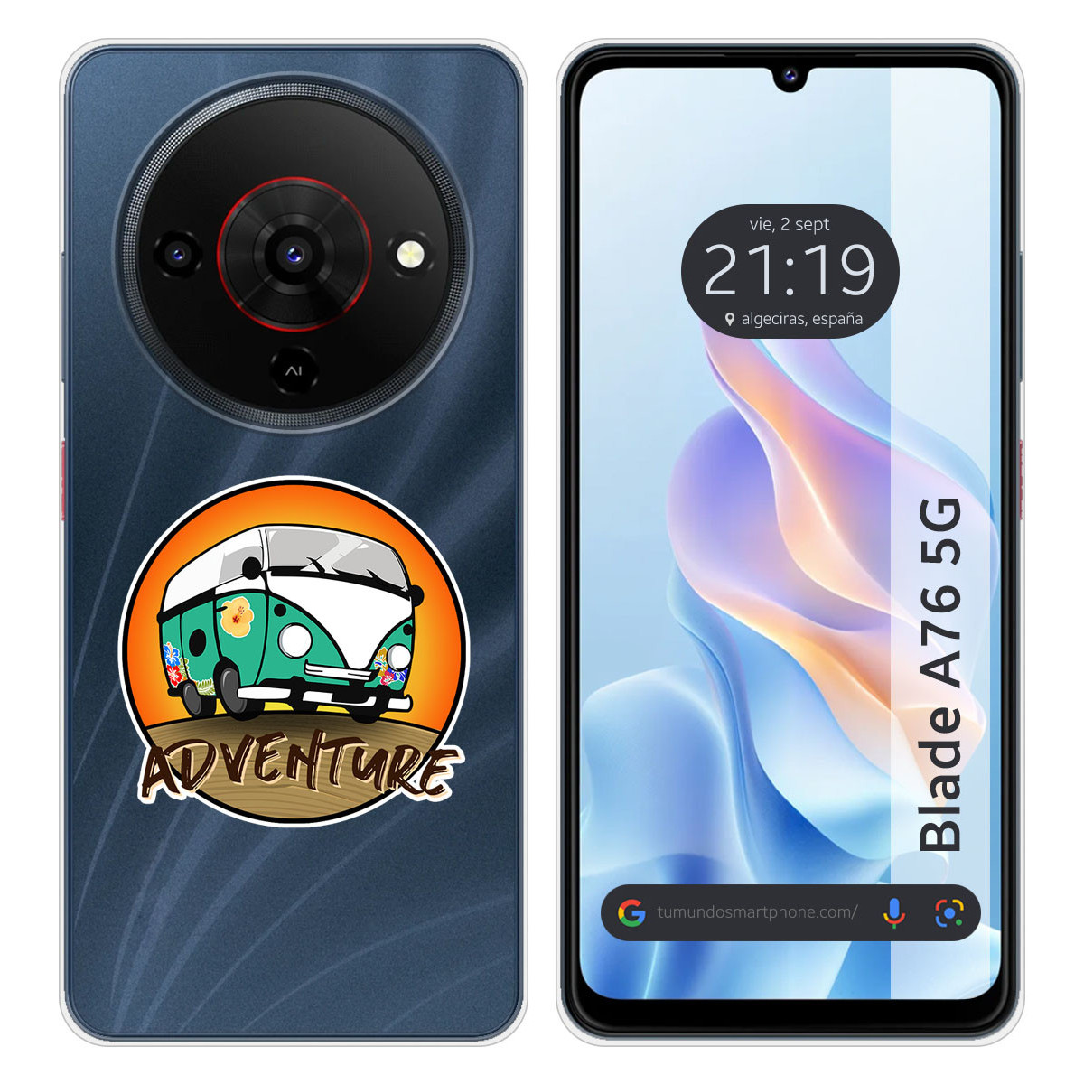 Funda Silicona para Zte Blade A76 5G diseño...