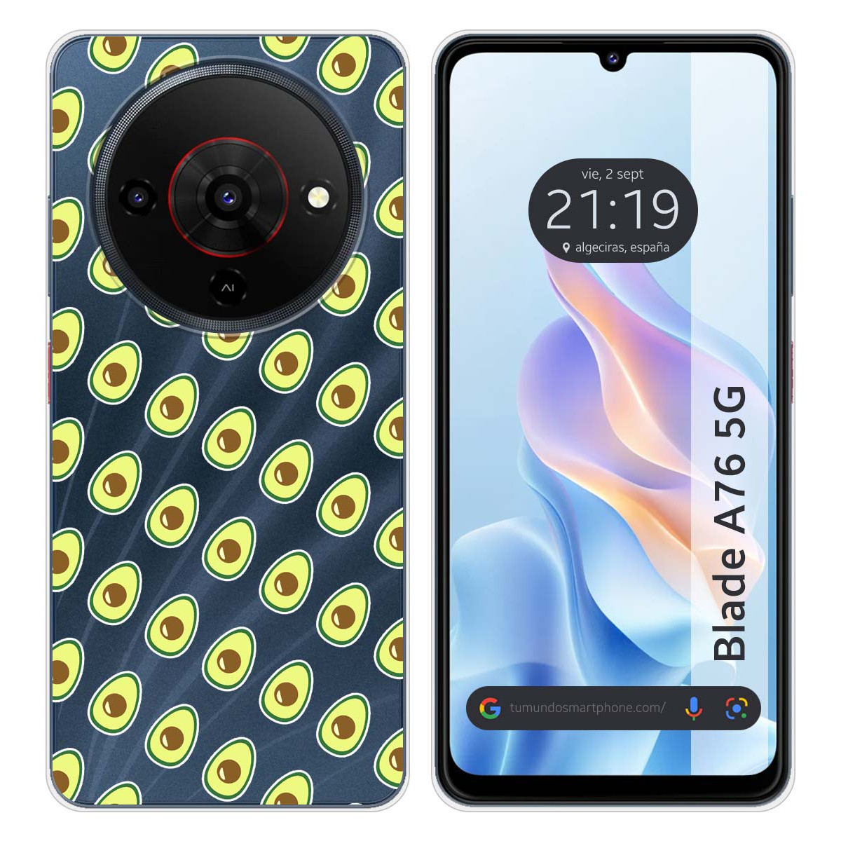 Funda Silicona para Zte Blade A76 5G diseño...