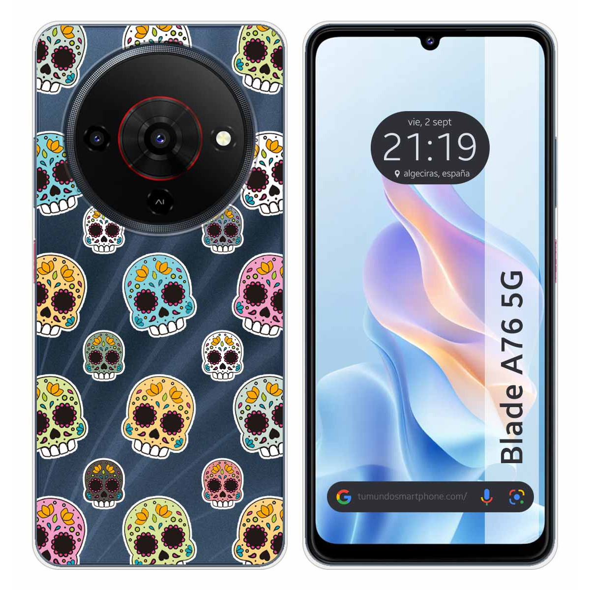 Funda Silicona para Zte Blade A76 5G diseño...