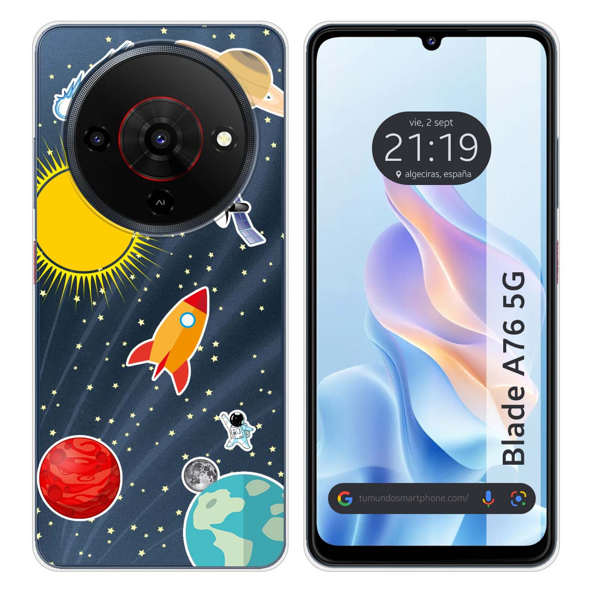 Funda Silicona para Zte Blade A76 5G diseño...