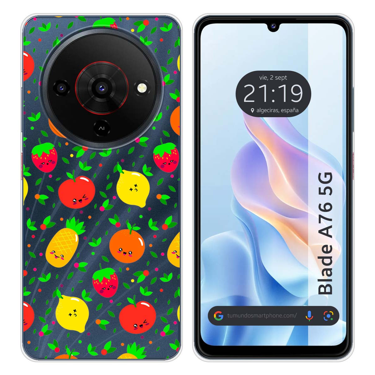Funda Silicona para Zte Blade A76 5G diseño...