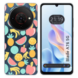 Funda Silicona para Zte Blade A76 5G diseño Frutas 02...