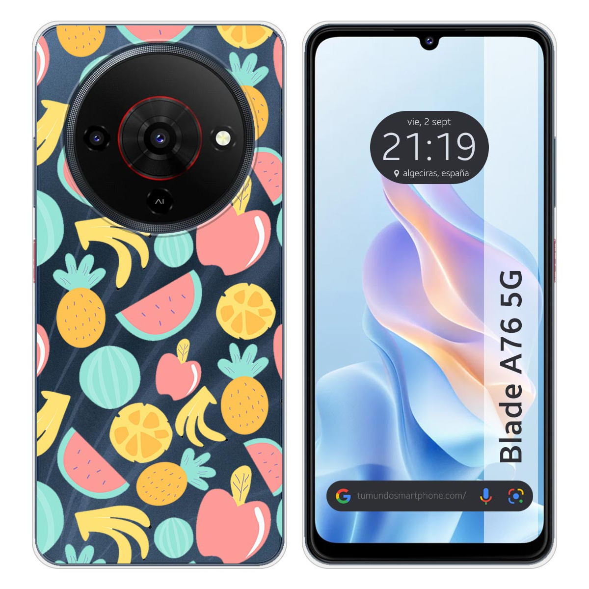 Funda Silicona para Zte Blade A76 5G diseño...