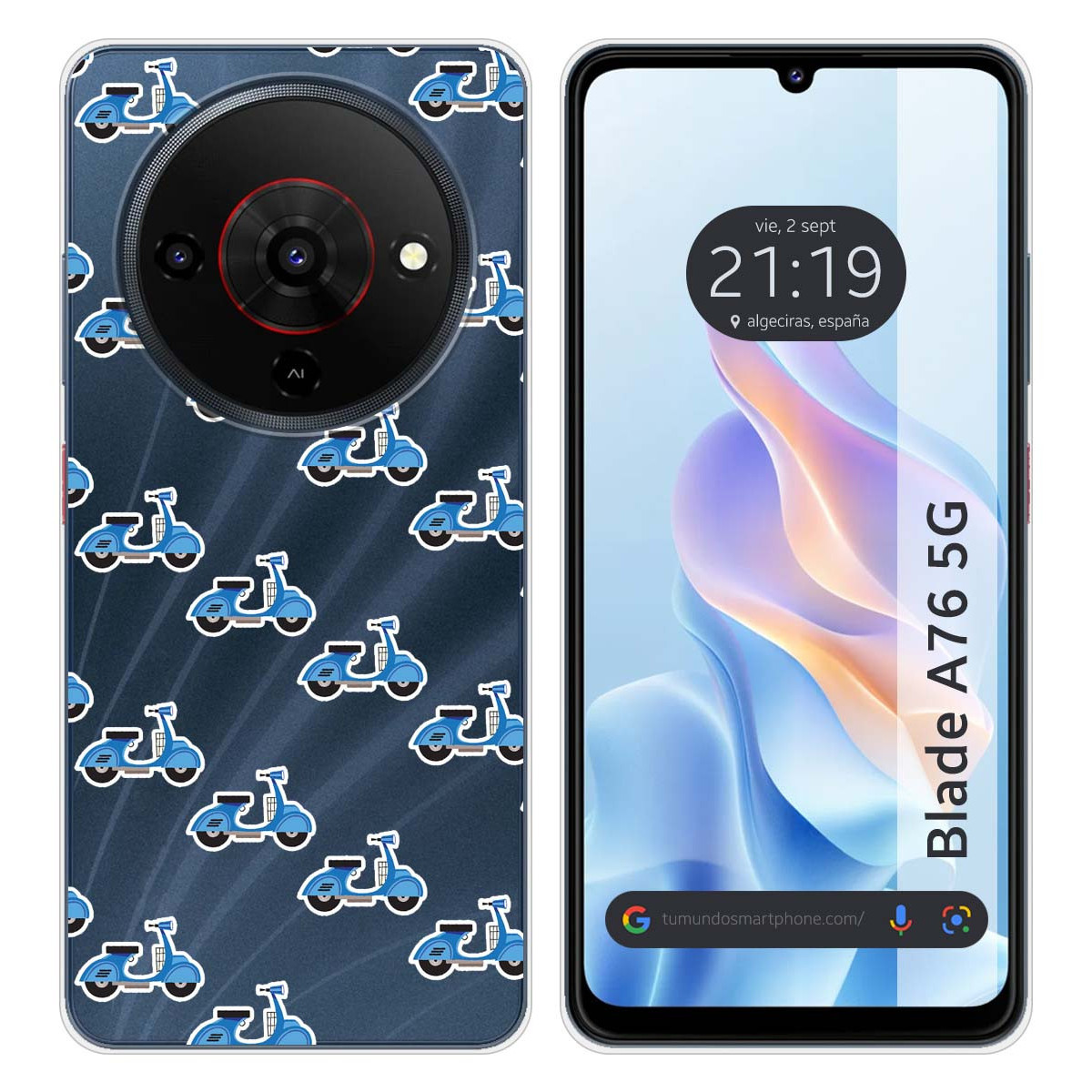 Funda Silicona para Zte Blade A76 5G diseño...