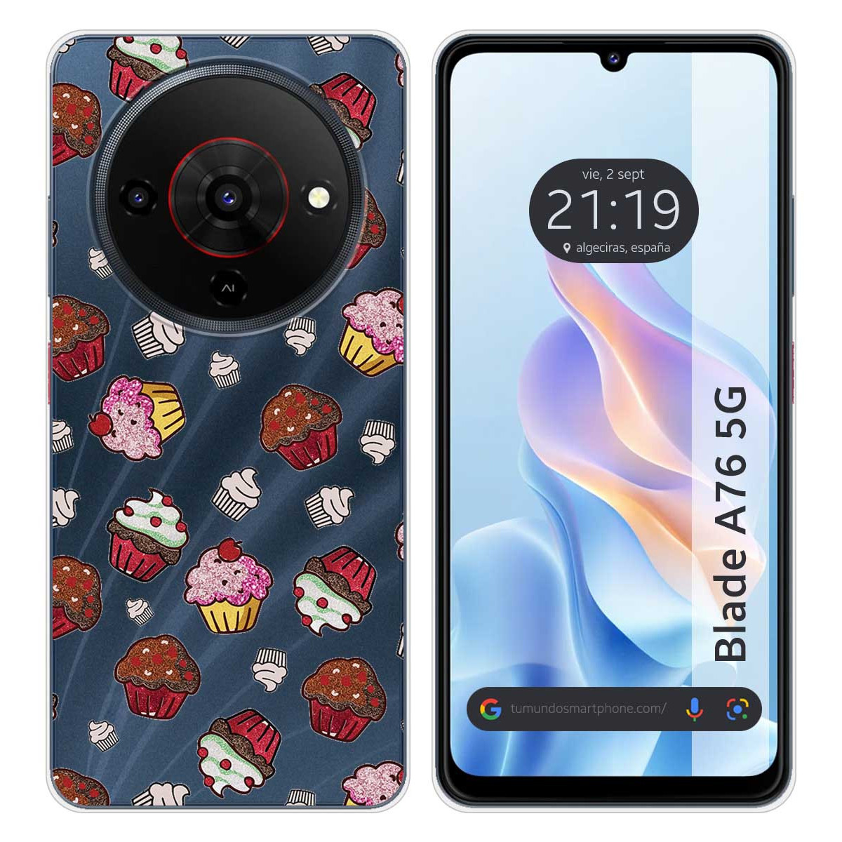Funda Silicona para Zte Blade A76 5G diseño...