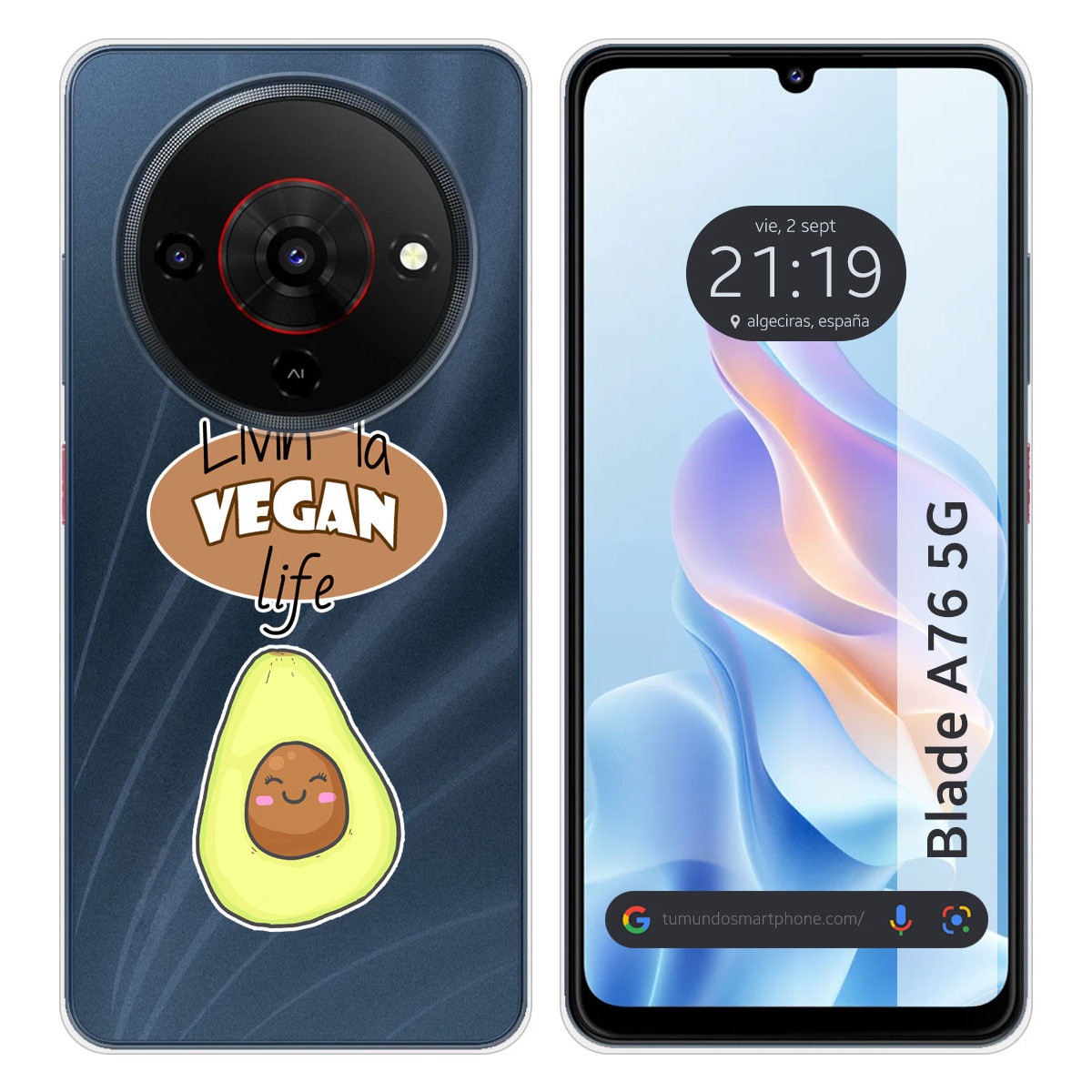 Funda Silicona para Zte Blade A76 5G diseño...