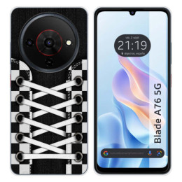 Funda Silicona para Zte Blade A76 5G diseño Zapatillas 03...