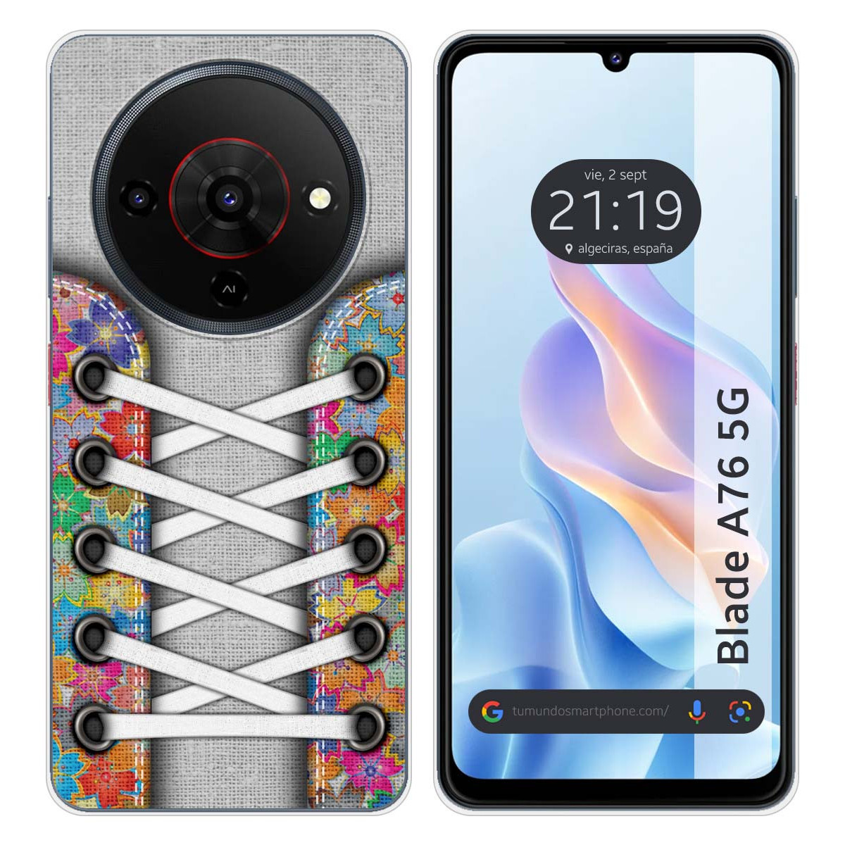 Funda Silicona para Zte Blade A76 5G diseño...