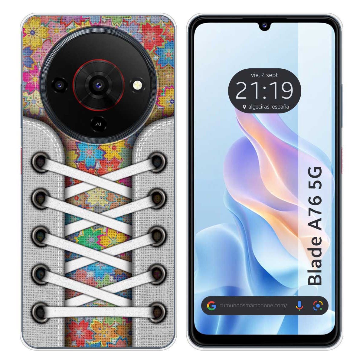 Funda Silicona para Zte Blade A76 5G diseño...