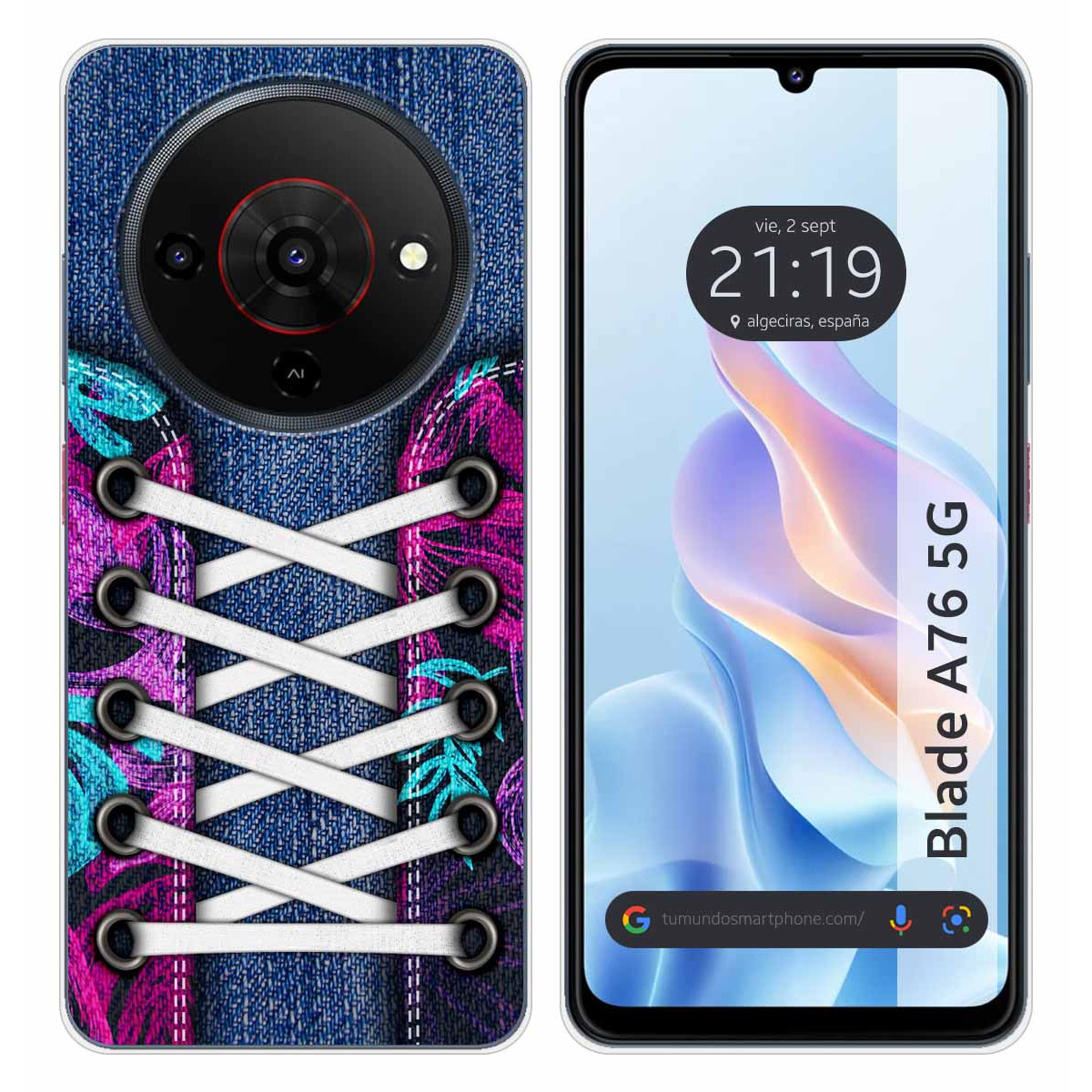 Funda Silicona para Zte Blade A76 5G diseño...