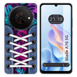 Funda Silicona para Zte Blade A76 5G diseño Zapatillas 07...