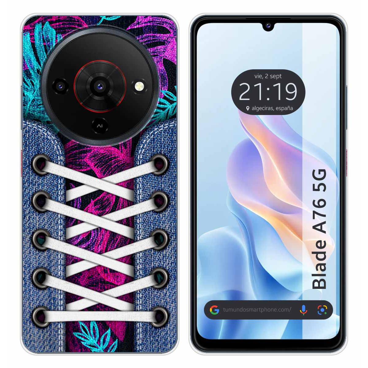 Funda Silicona para Zte Blade A76 5G diseño...