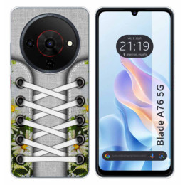 Funda Silicona para Zte Blade A76 5G diseño Zapatillas 08...