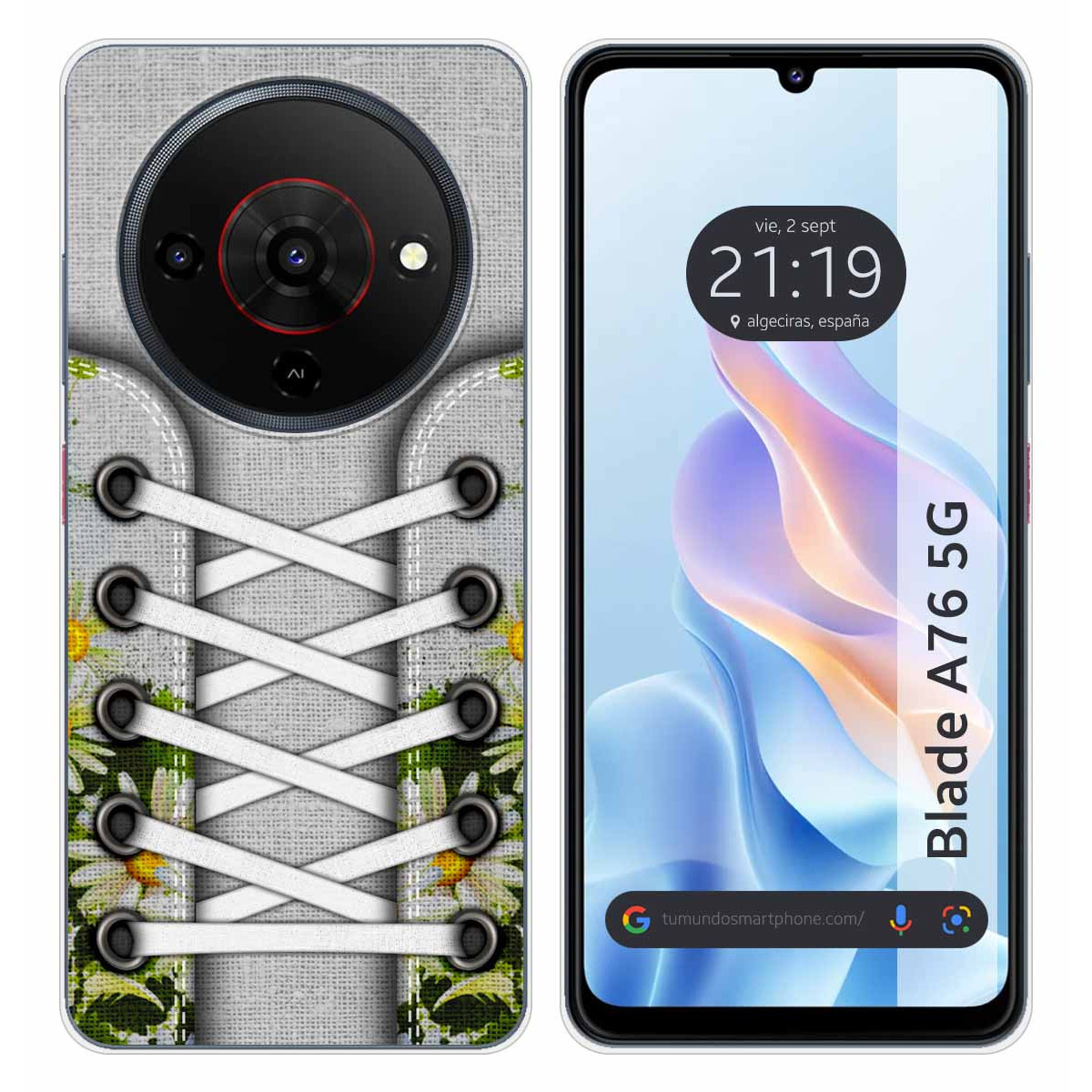 Funda Silicona para Zte Blade A76 5G diseño...