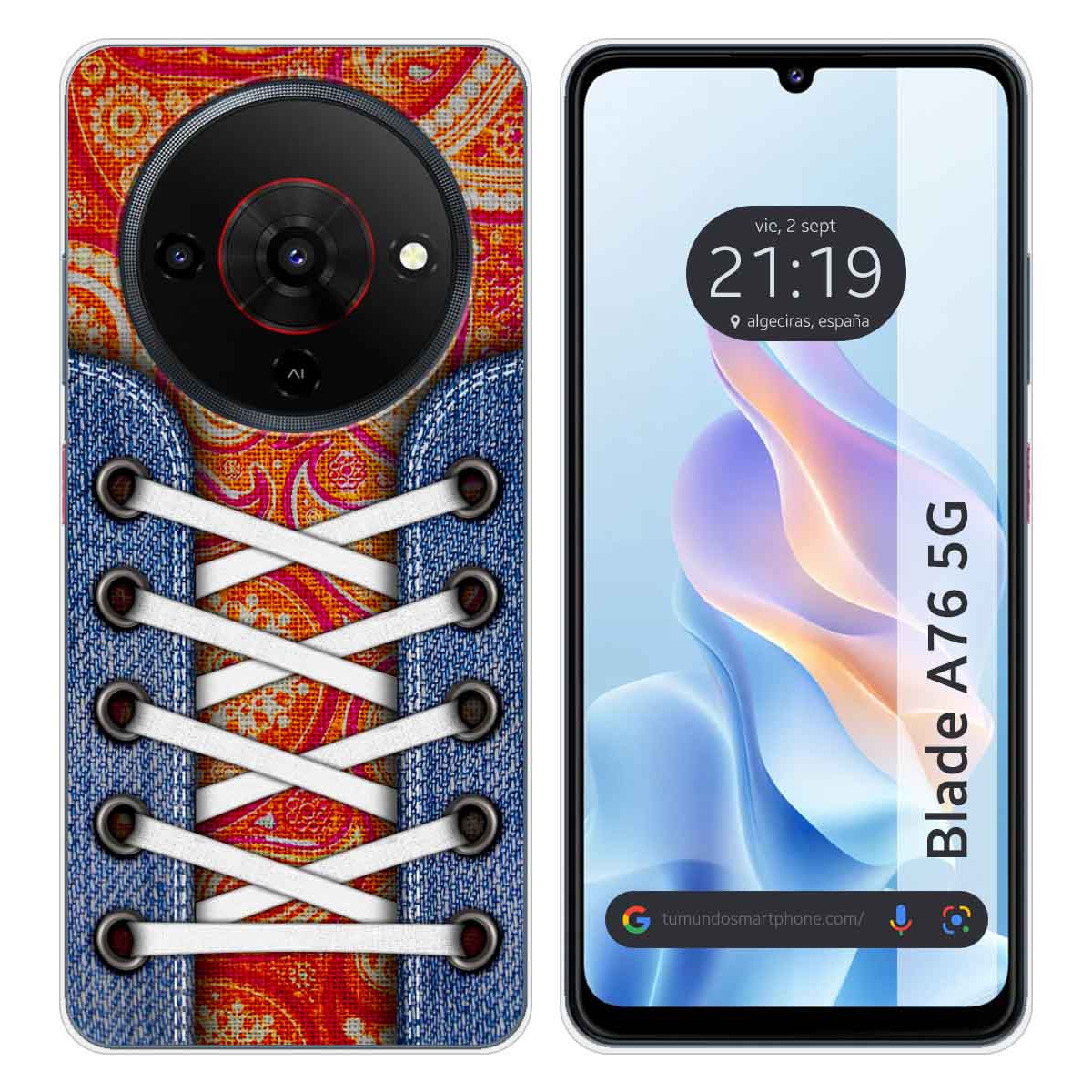 Funda Silicona para Zte Blade A76 5G diseño...