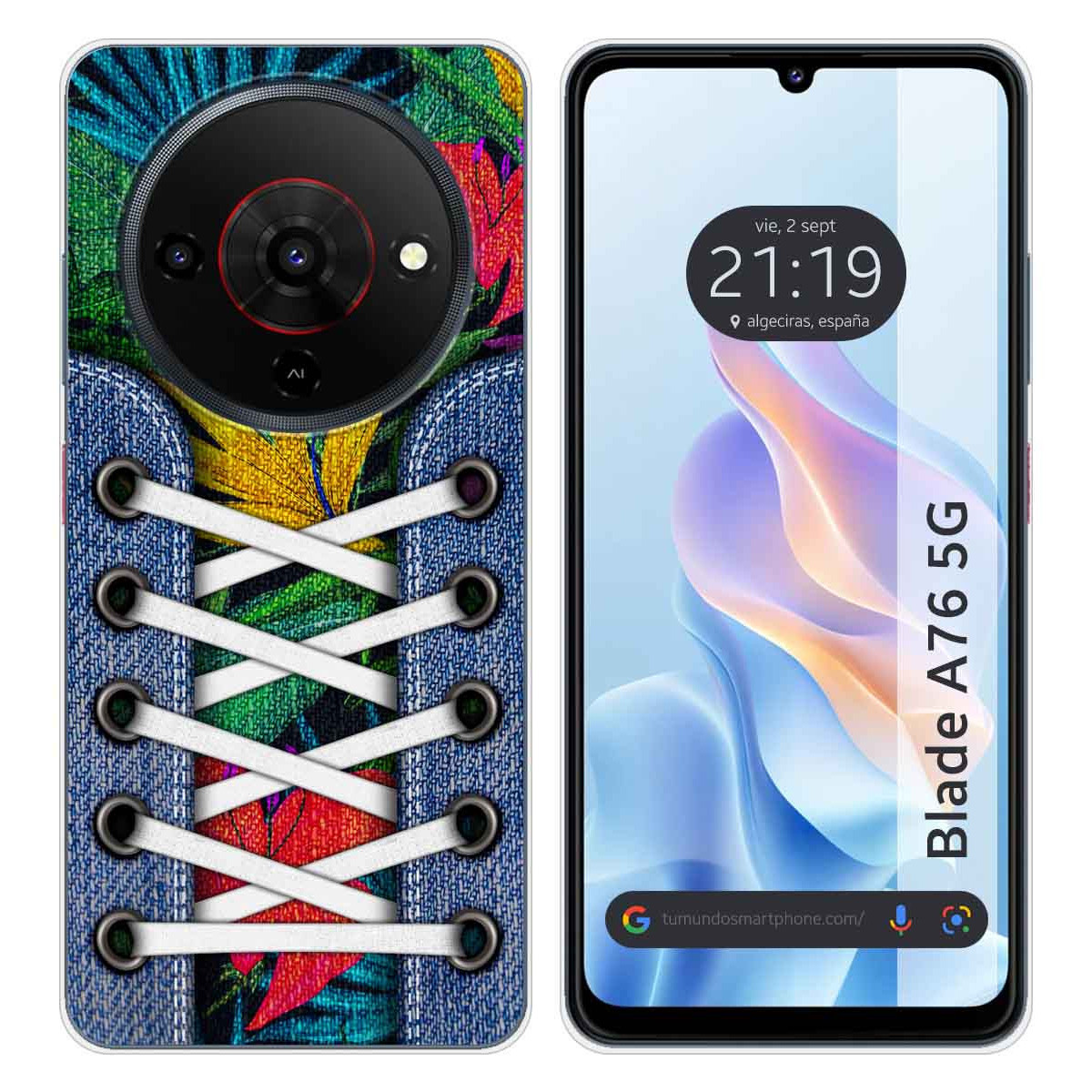 Funda Silicona para Zte Blade A76 5G diseño...
