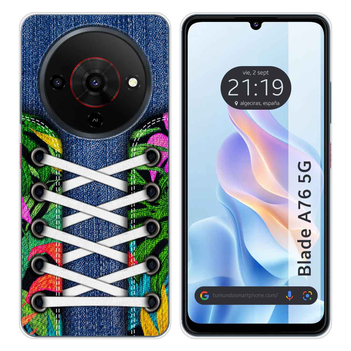 Funda Silicona para Zte Blade A76 5G diseño...