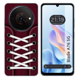 Funda Silicona para Zte Blade A76 5G diseño Zapatillas 17...