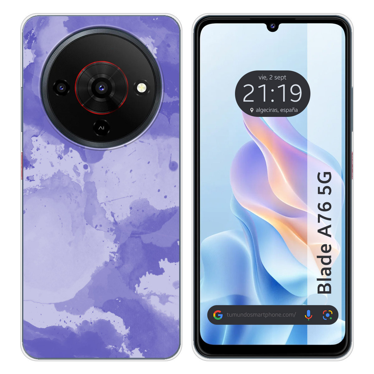 Funda Silicona para Zte Blade A76 5G diseño...