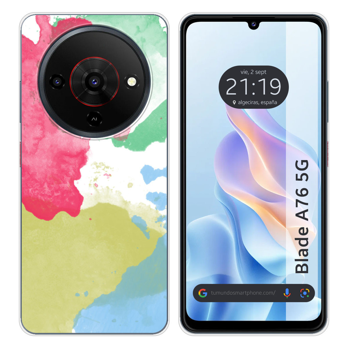 Funda Silicona para Zte Blade A76 5G diseño...