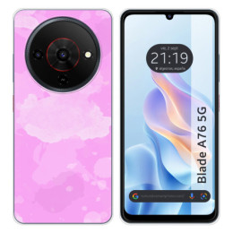 Funda Silicona para Zte Blade A76 5G diseño Acuarela 04...