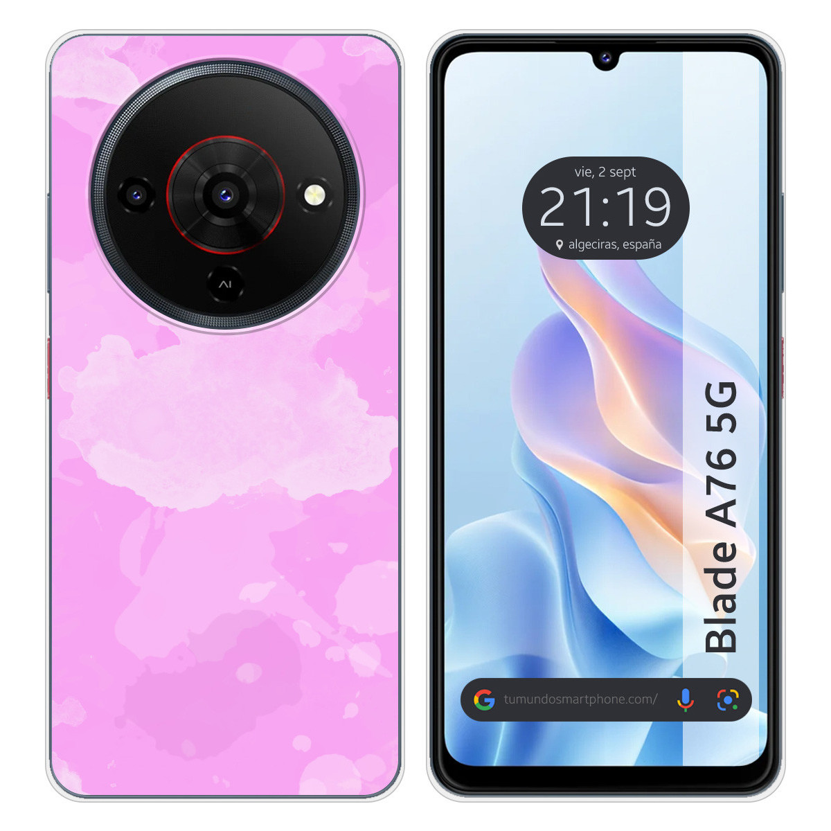 Funda Silicona para Zte Blade A76 5G diseño...