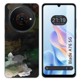 Funda Silicona para Zte Blade A76 5G diseño Acuarela 12...