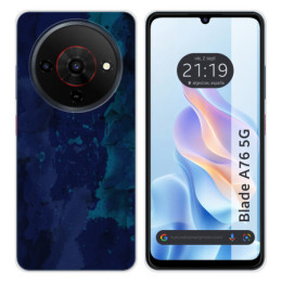 Funda Silicona para Zte Blade A76 5G diseño Acuarela 13...